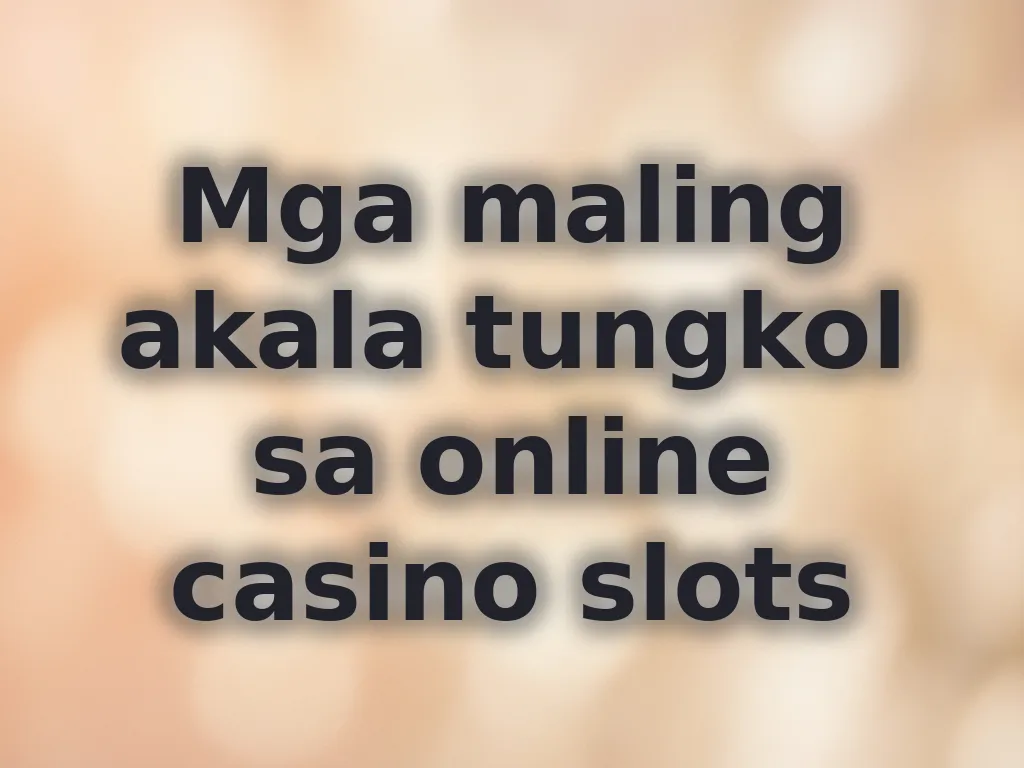 Gambling myths